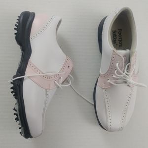 Footjoy FJ Leather Women's Golf Shoes Sz 7.5Wide
